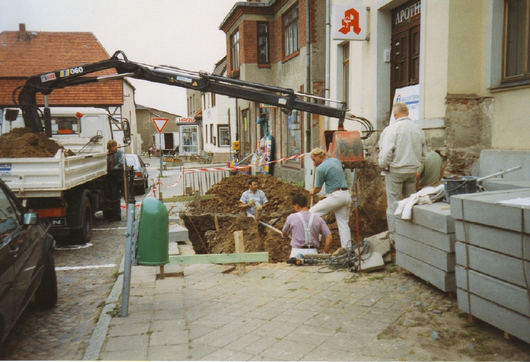 Das alte Podest wurde 1995 abgerissen